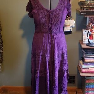 Purple Boho dress